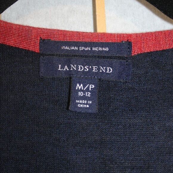 Lands' End MedPet Merino Wool Sweater Vest - Picture 3 of 15